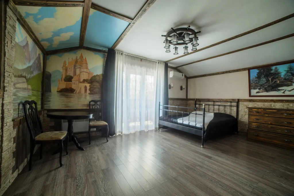 Люкс с джакузи и камином