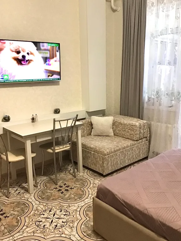 Квартира Квартира Студия бизнес-класса с wi-fi и парковкой в ЖК Жуковский — Геленджик