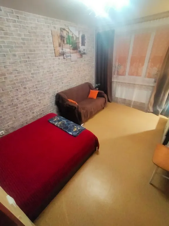 Однокомнатная квартира на три отдельных спальных места, на 6 человек