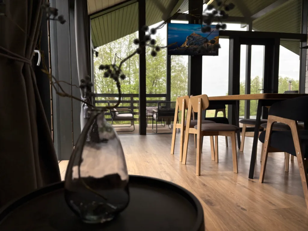 Дом с сауной и купелью в 400 метрах от водохранилища