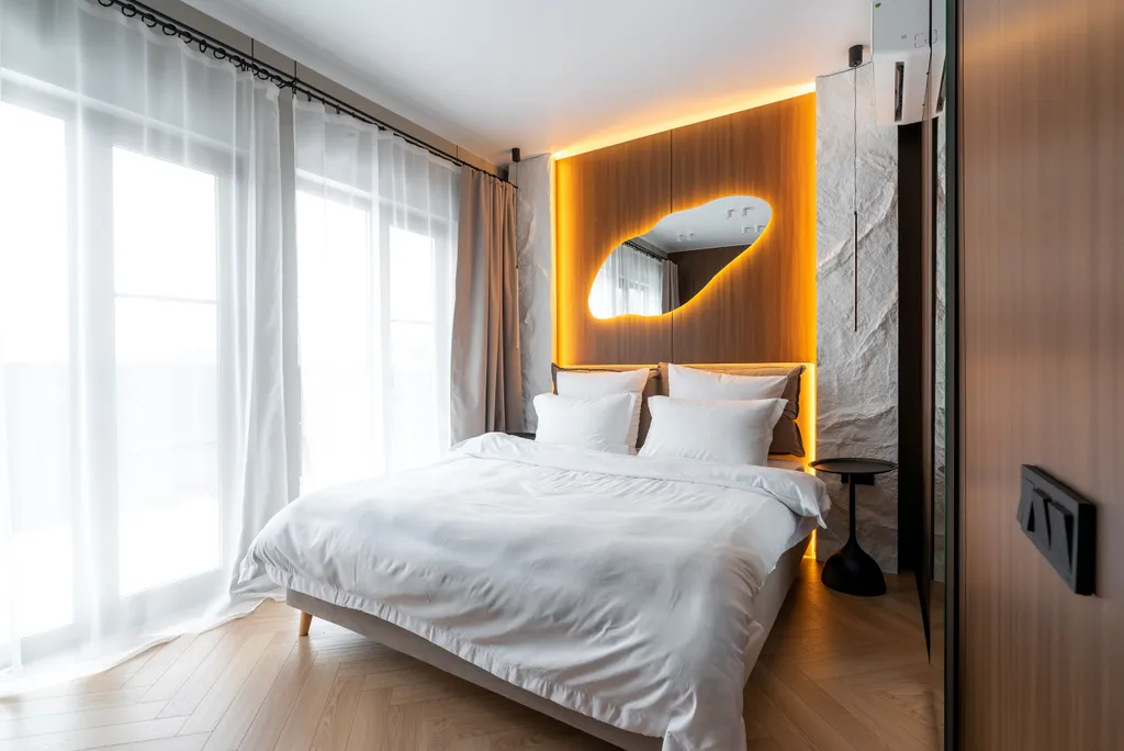 Теплый панорамный дом с русской баней и купелью