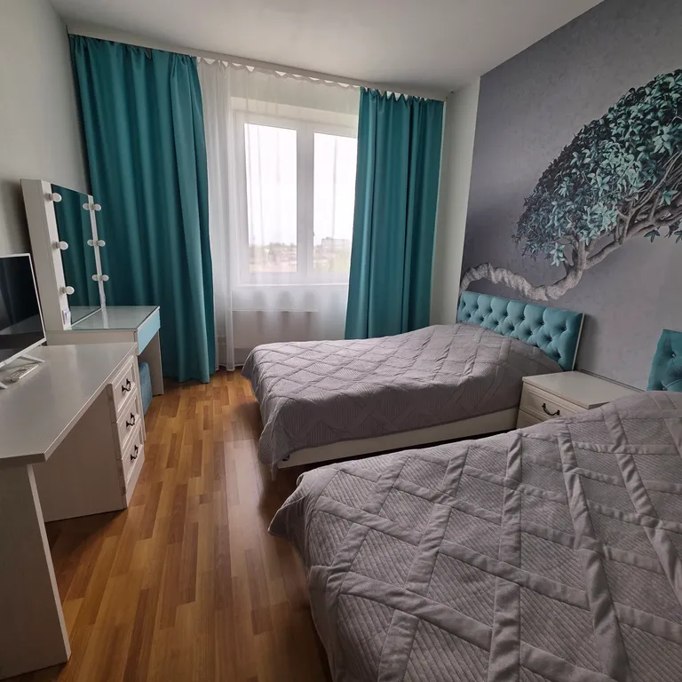 Просторная двухкомнатная квартира в центре города