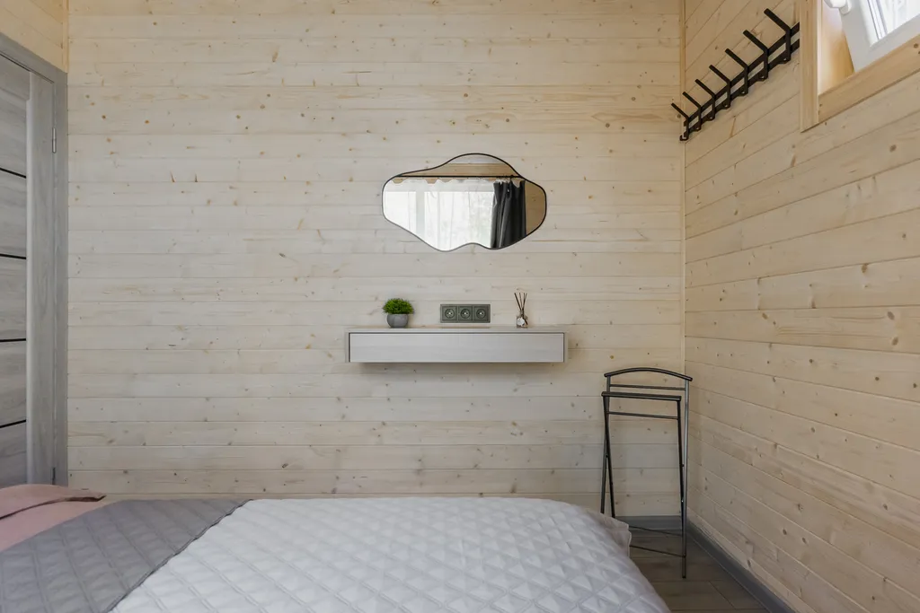 2-комнатный котедж на границе с лесом, 57м²