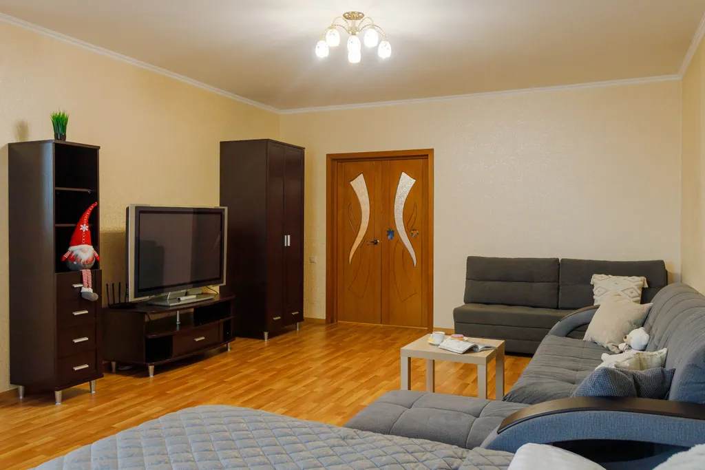 Квартира Современная двухкомнатная квартира с видом на Волгу 110 м — Самара