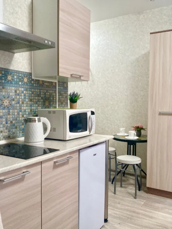 Уютная студия с широкой кроватью