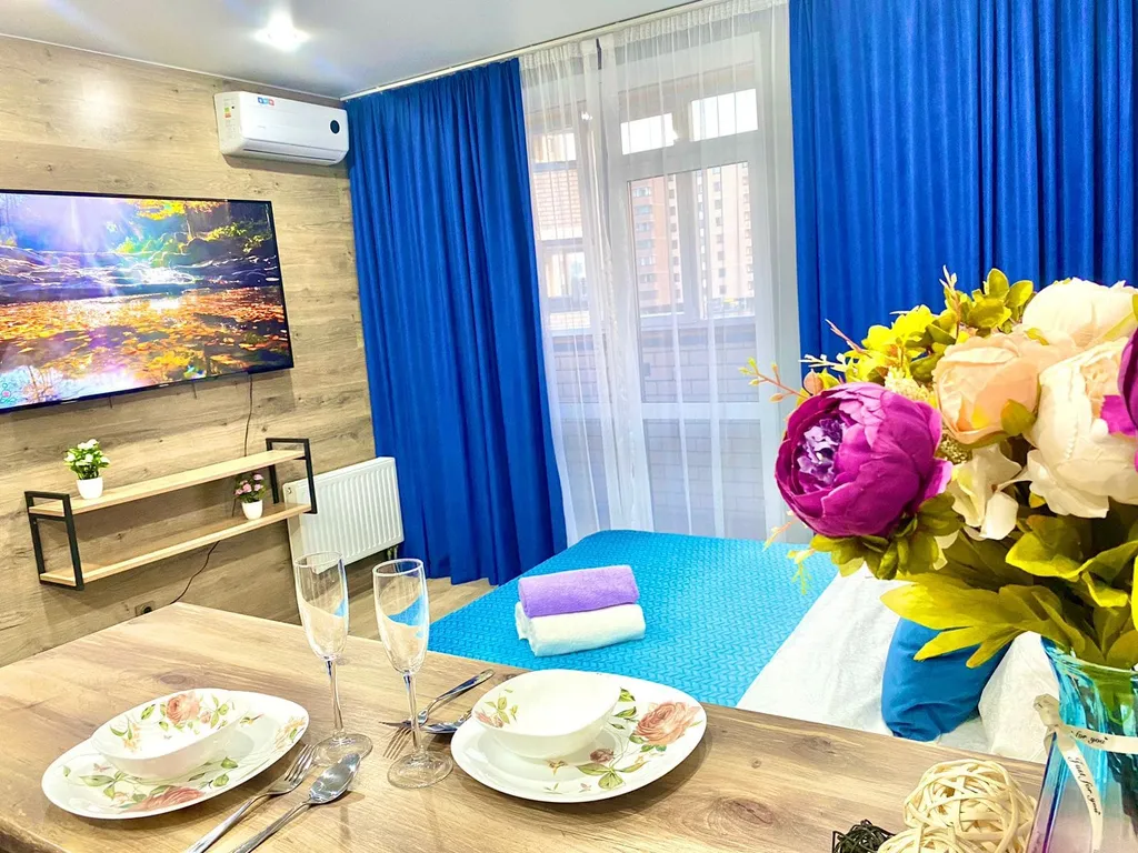 Квартира Рядом с набережной Тюмени, аквапарком лето и мостом влюбленных — Тюмень