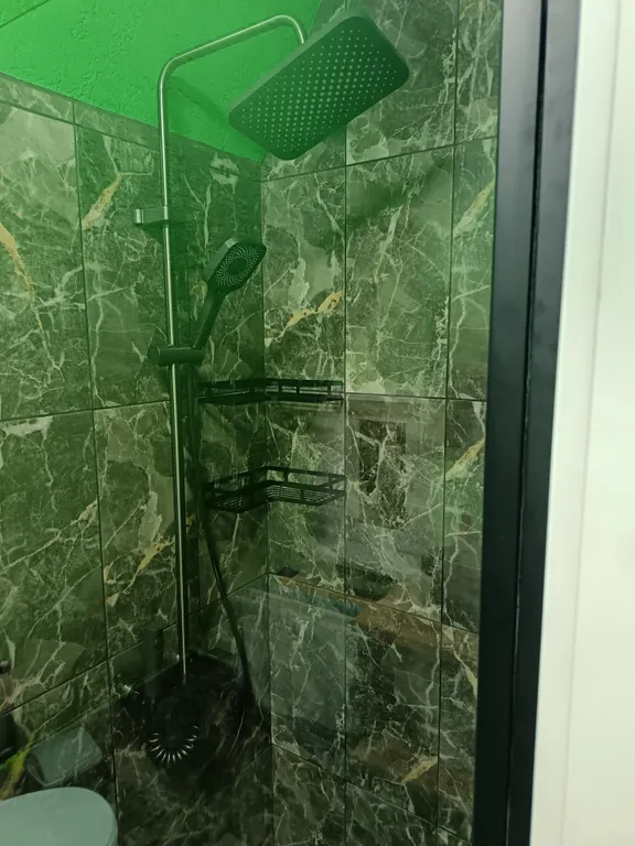 А-фрейм с видом на лес и с банным чаном