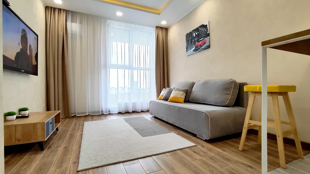 Центр города с видом на парк