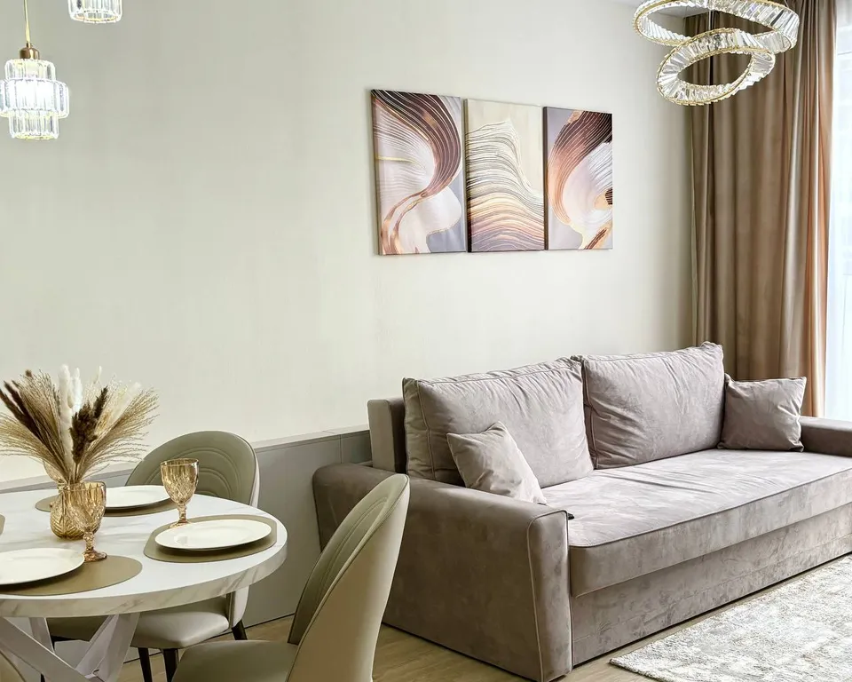 Уютная квартира с отдельной спальней на западном пляже Зеленоградска