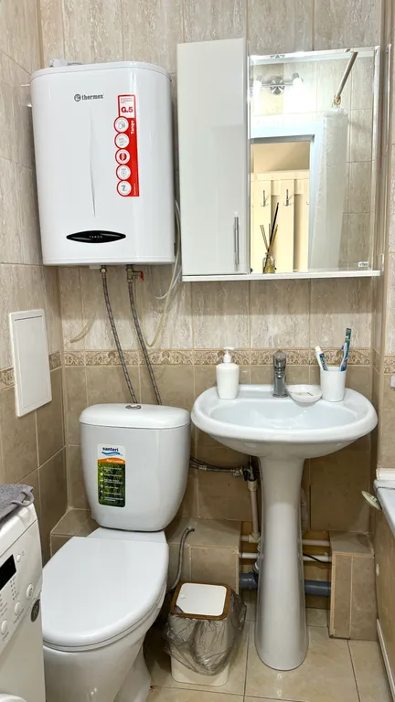 Стильная студия с видом на лес