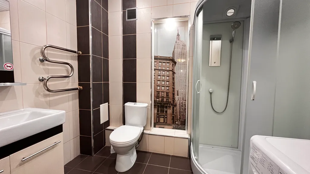 1 комнатная у жд вокзал с 2 раздельными кроватями