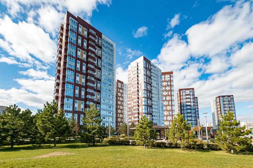 Студия на 24 этаже с панорамным видом на реку в ЖК Аквамарин