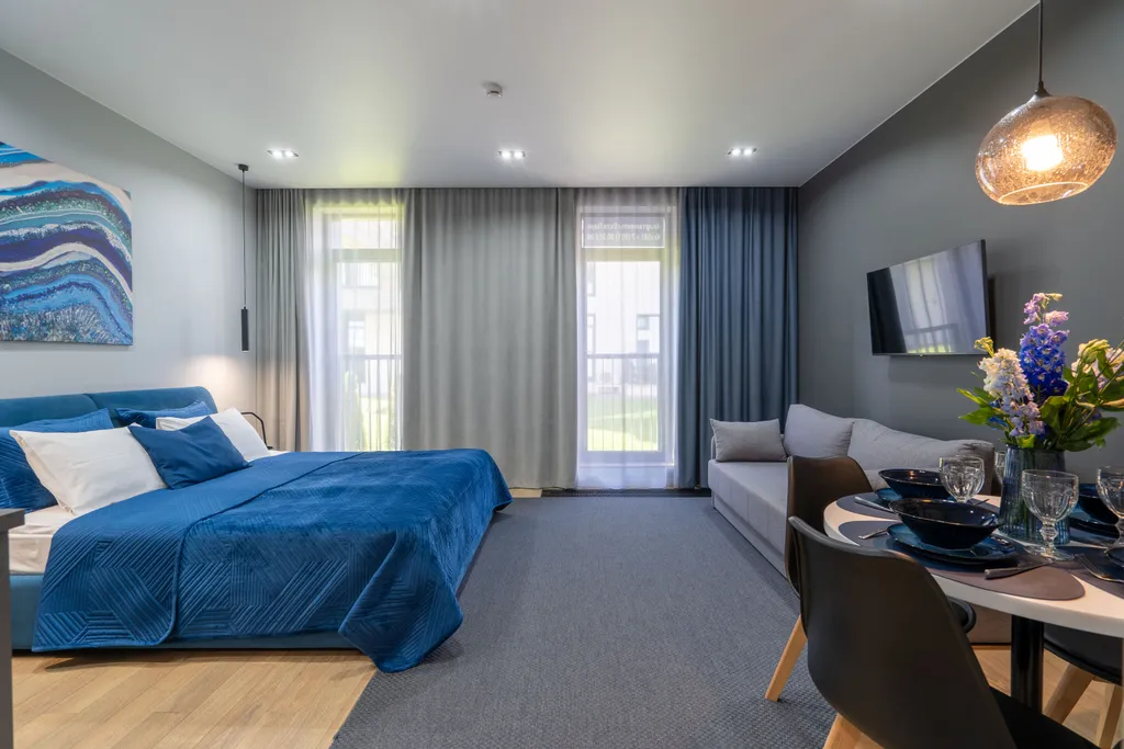 Апартаменты Охта КраСКИ Blue