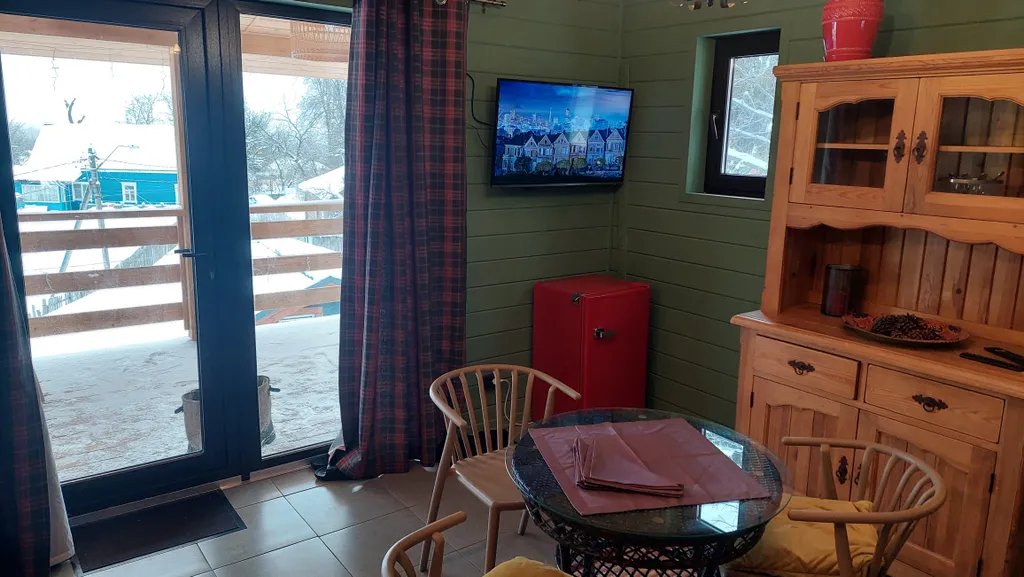 Домик на горе с сауной