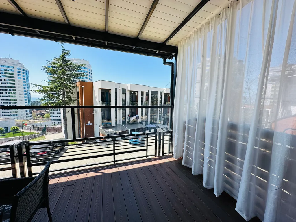 Квартира Квартира Апартамент с бассейном и личной террасой в ЖК Касабланка — Адлер