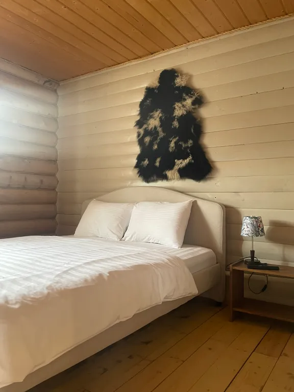 Дом из сруба с баней и бассейном