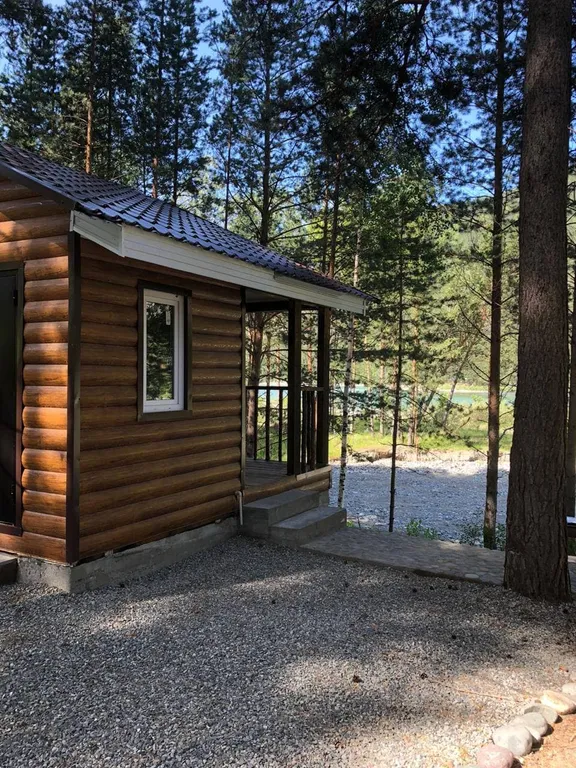 Дом с панорамными окнами на Катунь и Тавдинские пещеры