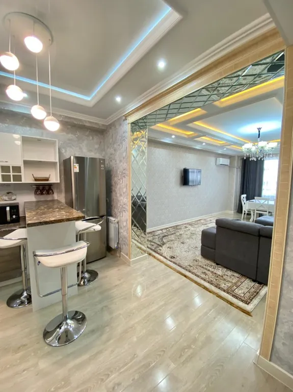 Отличная двухкомнатная квартира в престижном районе ЖК Шахристан