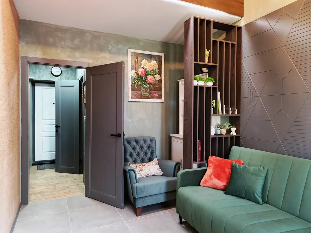 Атмосферная двухуровневая квартира с видом на Петропавловский парк