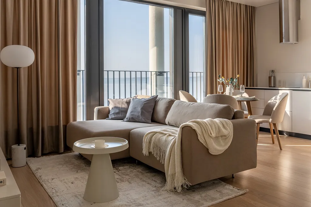 Квартира в ЖК Море с видом на море и пляж