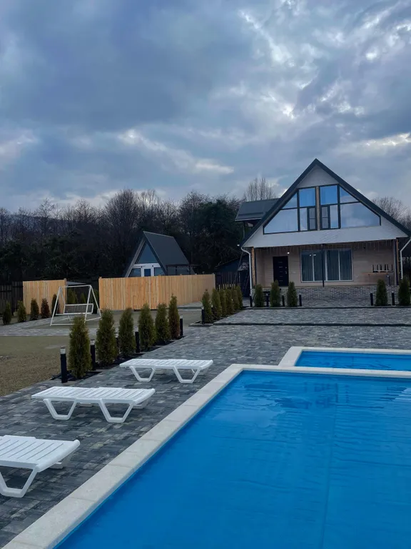 Коттедж Горный уют с панорамным видом на гору Монах