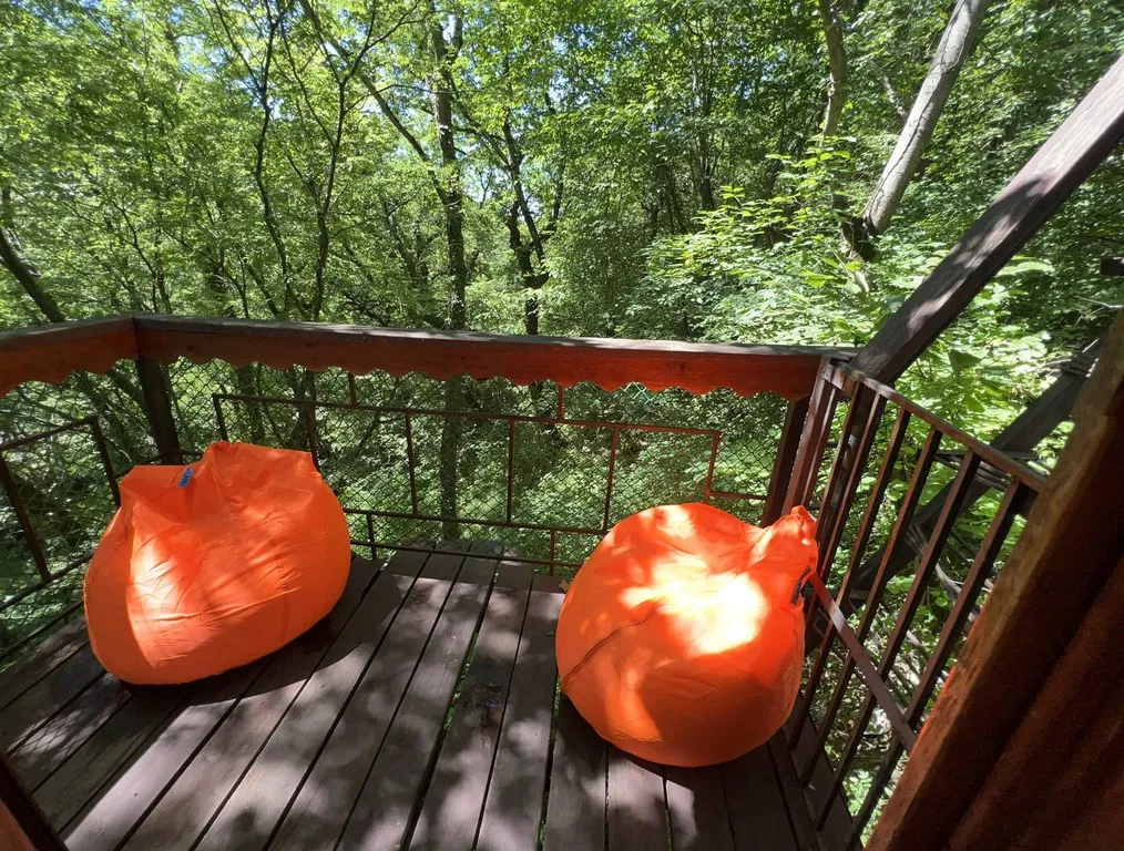 Вилла парящая над лесом