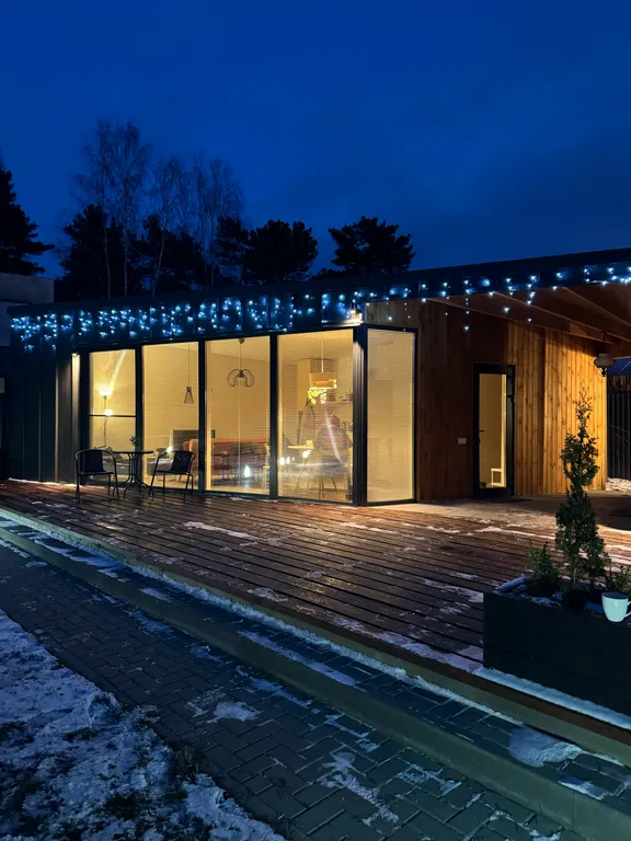 Барнхаус с баней и купелью в 5 километрах от Минска