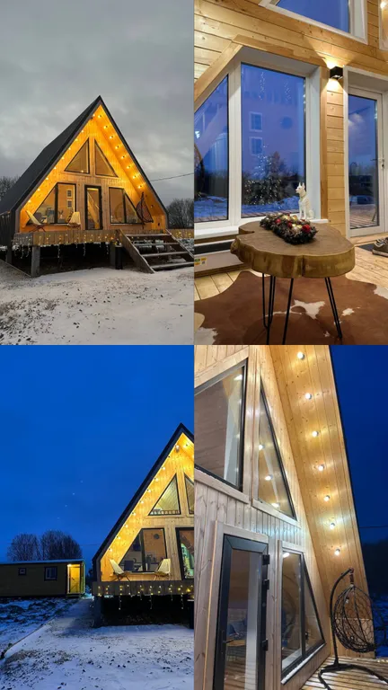 Коттедж Новый Дом А-фрейм в Новом Неготино — аренда посуточно в Тверь