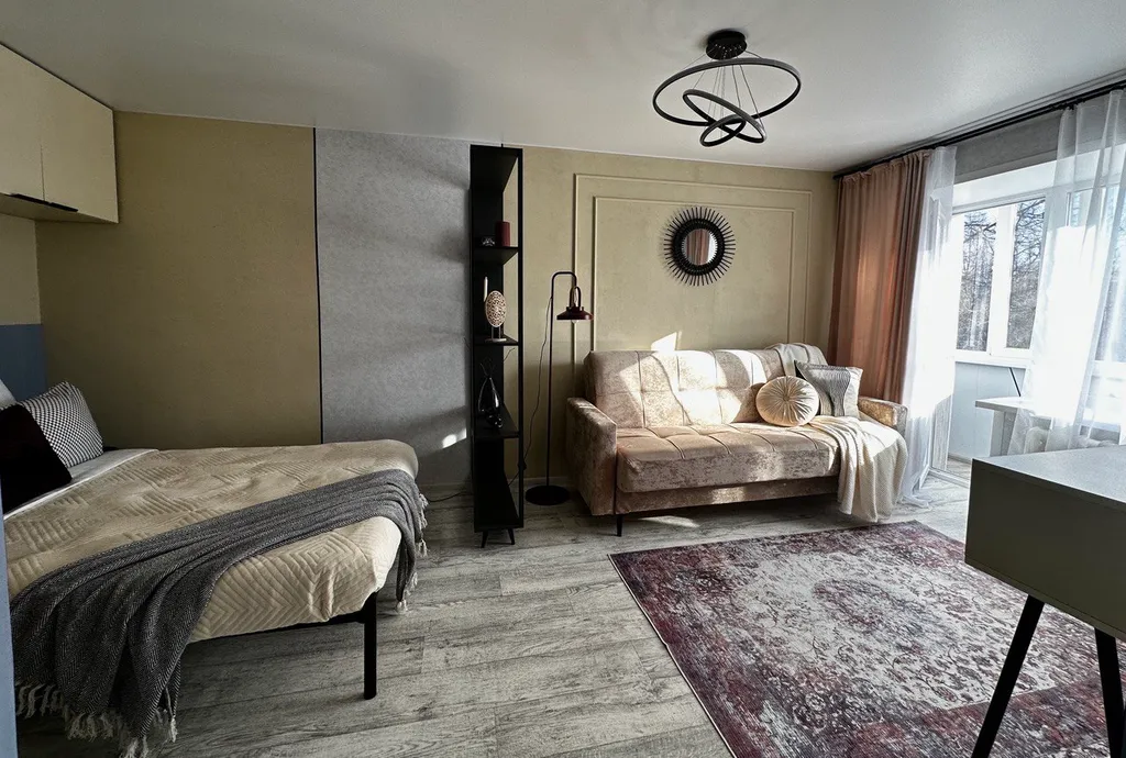 Стильная уютная квартира в центре с видом на бульвар и фонтан