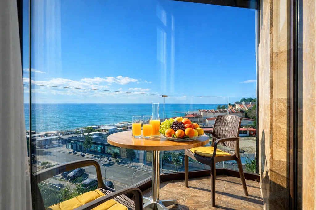 Квартира Квартира Люкс с видом на море и балконом — Лазаревское