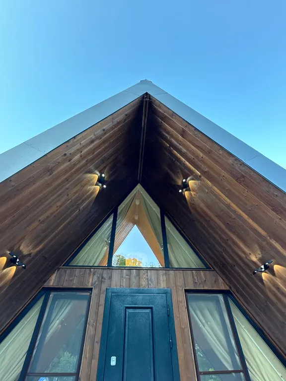 Коттедж Дом в стиле A-frame — Пластунка