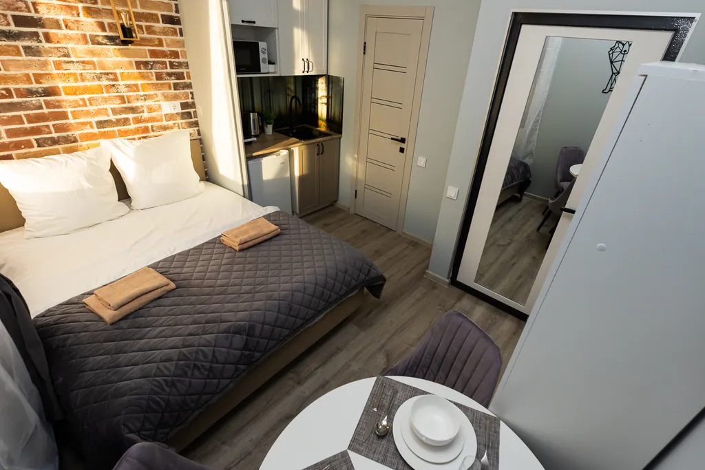 Уютная студия рядом с лесопарком