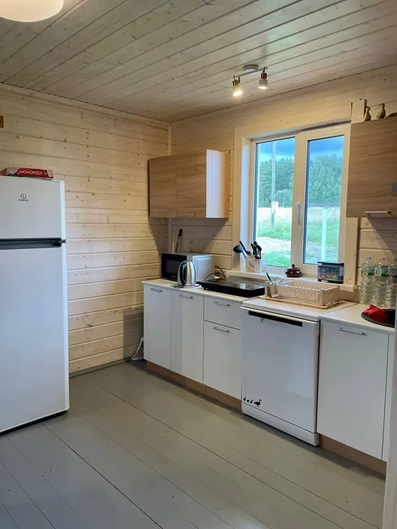 Коттедж Тишина, красота, уют на берегу озера в домике с камином — Глубокое (Каменногорское г/п)