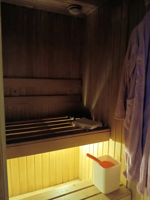 Атмосферная двухуровневая квартира с сауной