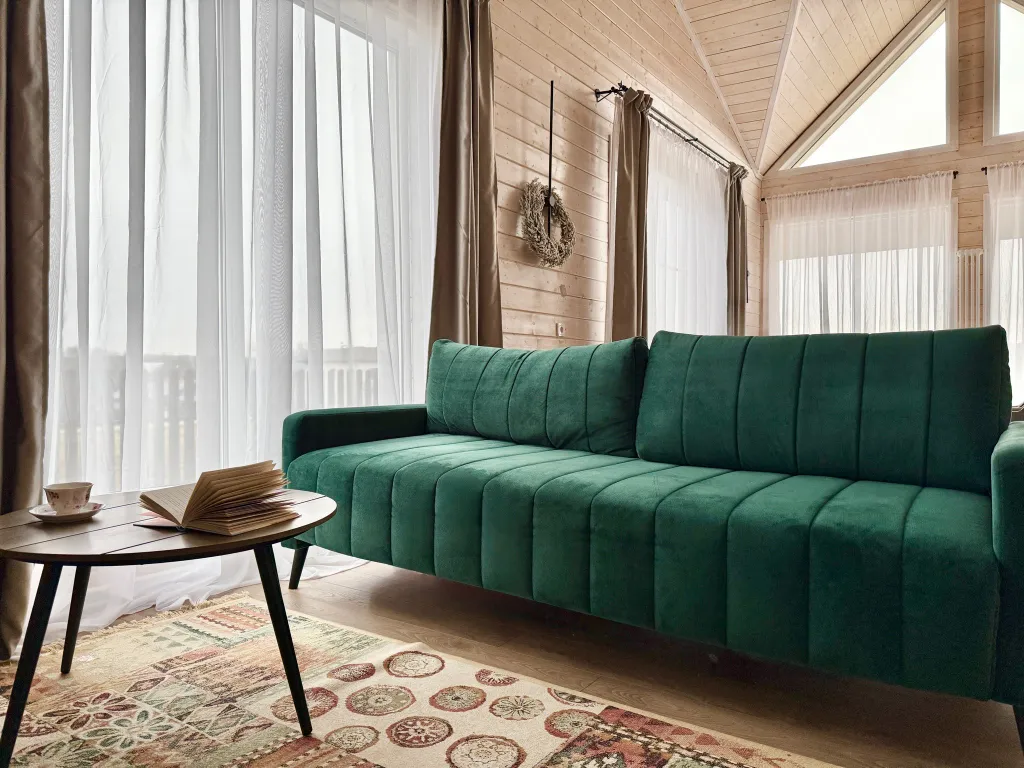 Уютный дом с камином для идеального отдыха