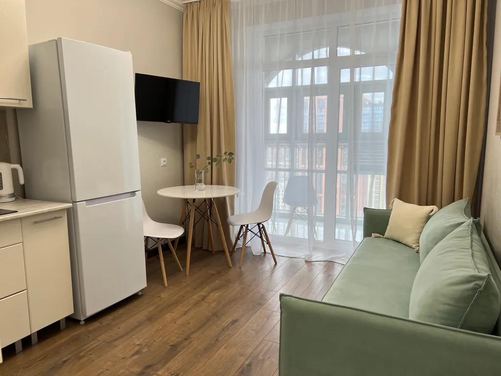 Уютные однокомнатные апартаменты в центре города