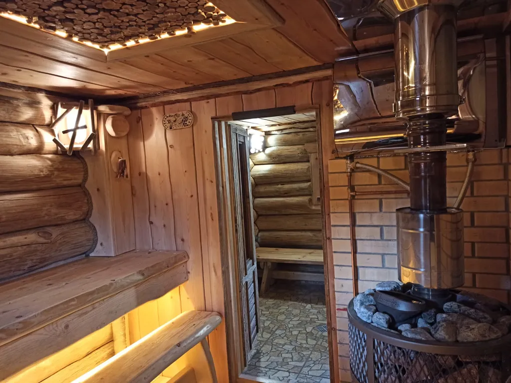 ЭМАНСИС Сямозеро, 1-я линия: дом у озера + баня и купель, рыбалка