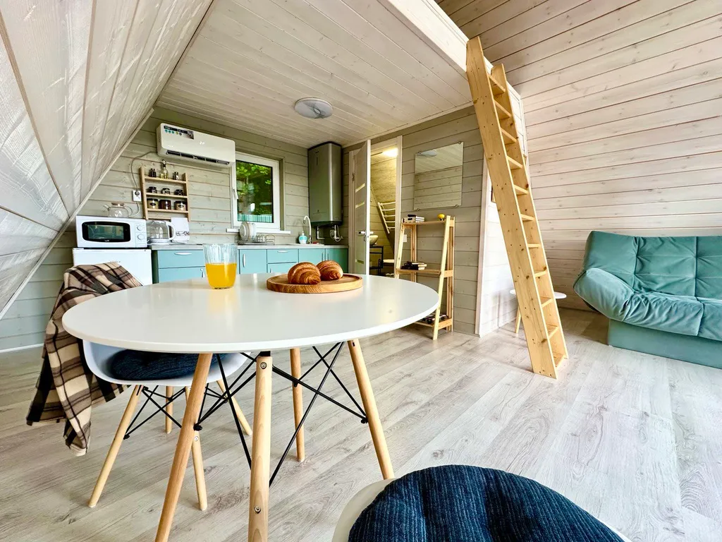 Дом №2 A-frame с купелью-фурако