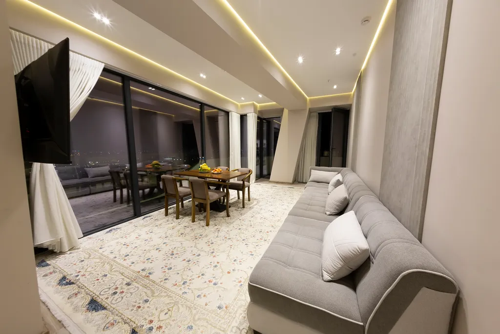 NRG U Tower, квартира с панорамным видом на Tashkent city 25 этаж