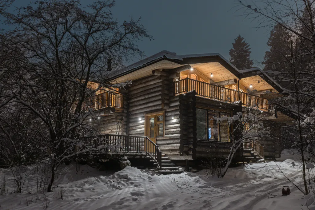 Дом из бревна kelo