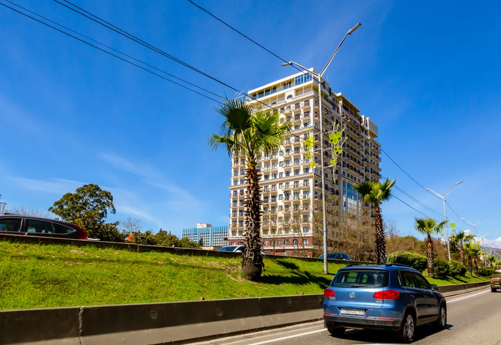 Квартира Квартира с видом на море и балконом — Адлер