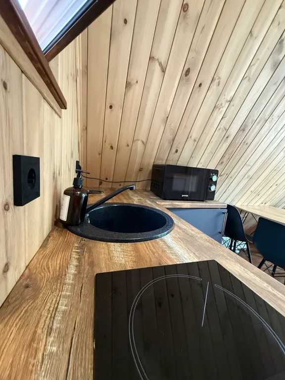 Aframe kmv дом с тёплым джакузи