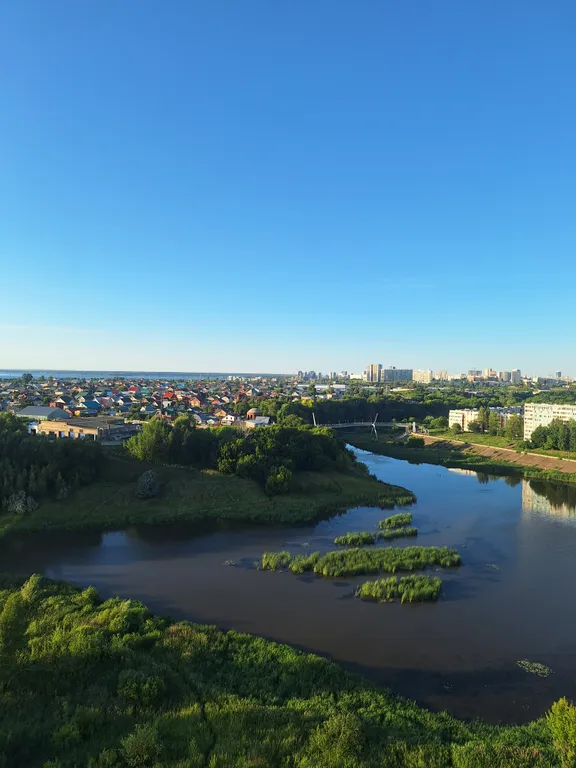 Евродвушка с красивым видом на Каму