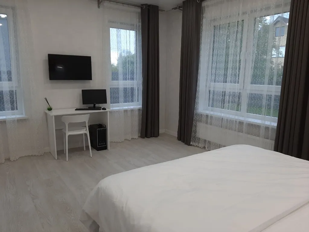 Квартира с участком, барбекю зона, закрытая территория, парковка