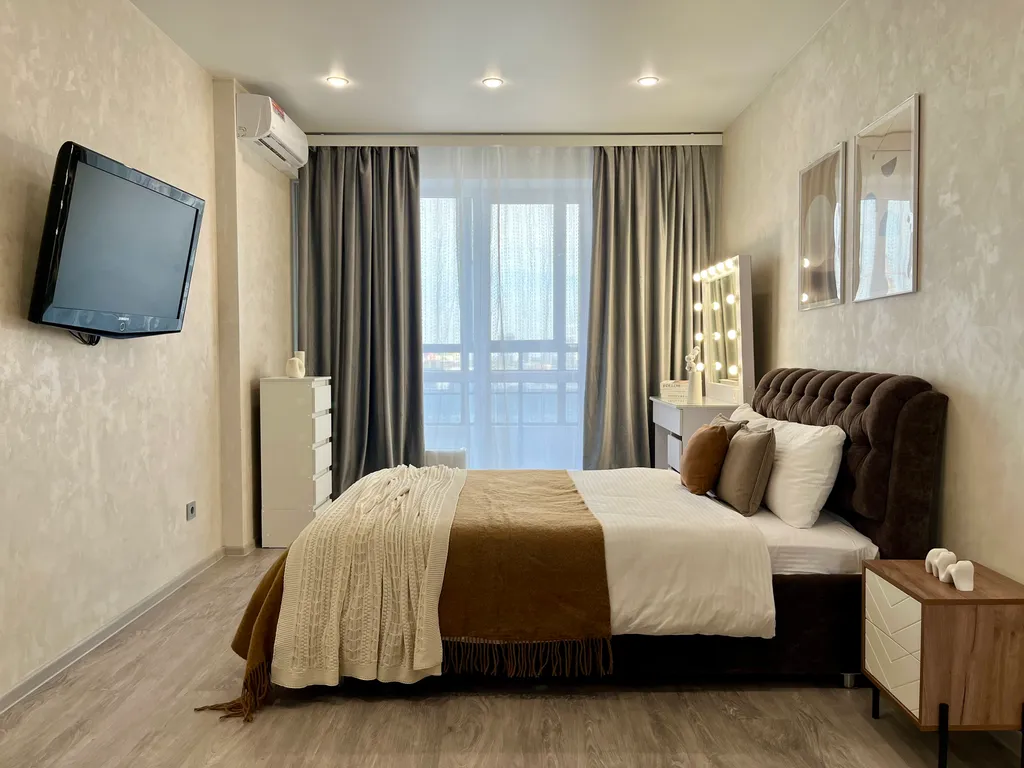 Уютная квартира в элитном доме рядом с ледовым дворцом "Уфа -Арена"