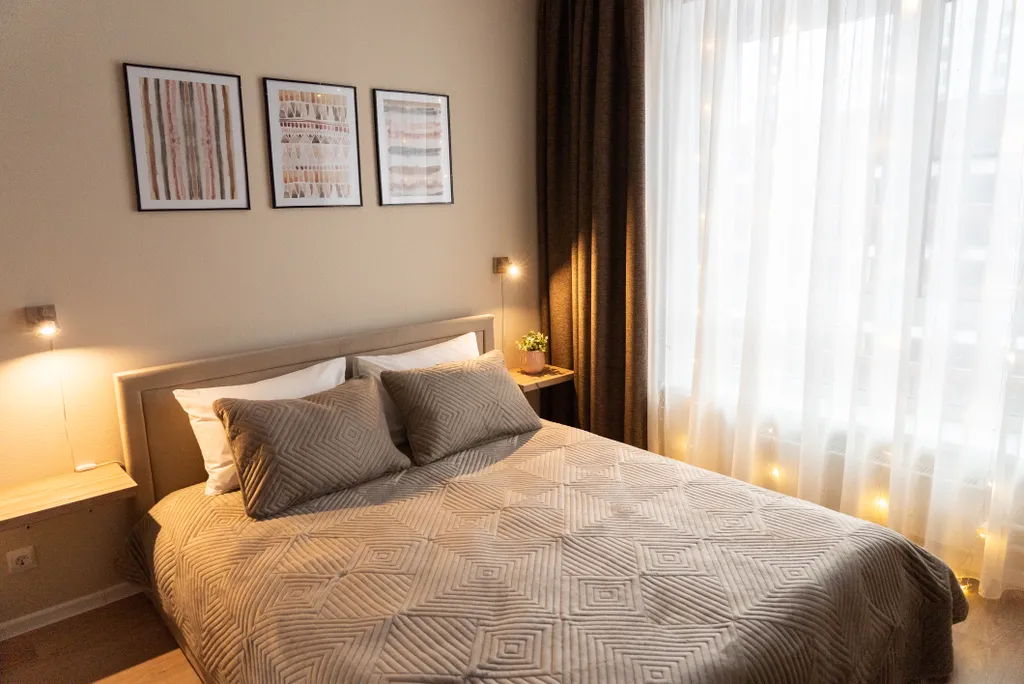 Комфортная евро 2-комнатная квартира у метро — аренда посуточно в Коммунарка