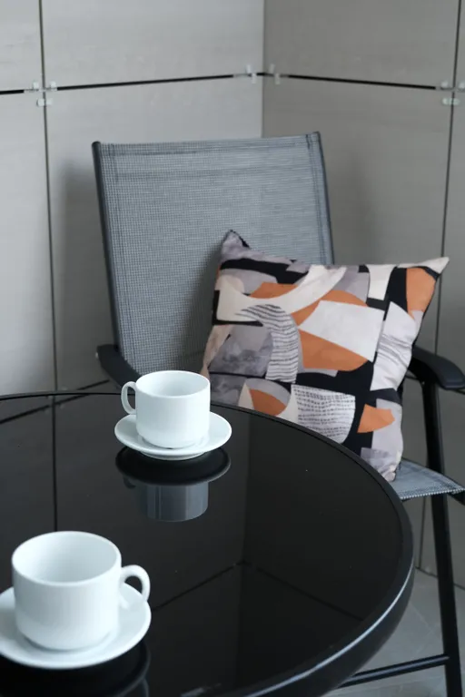 Студия Sea с балконом и боковым видом на море