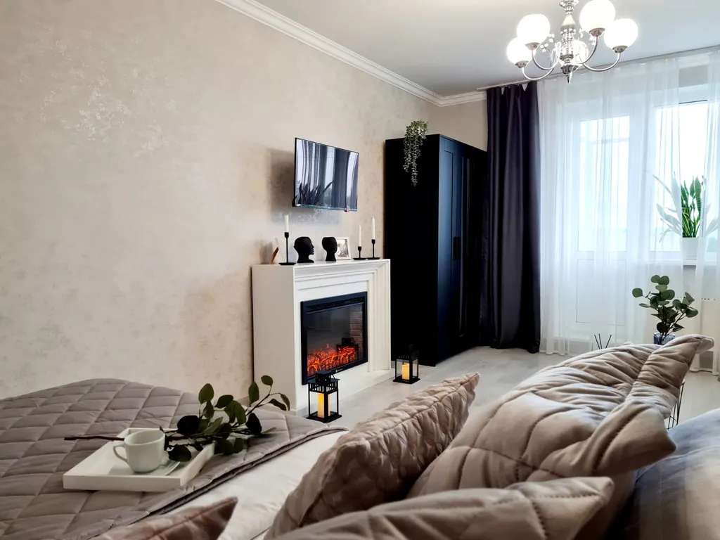 Квартира с камином в центре города