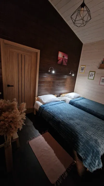 Ольшаны_Парк Дом Шале у леса с баней и горячей купелью