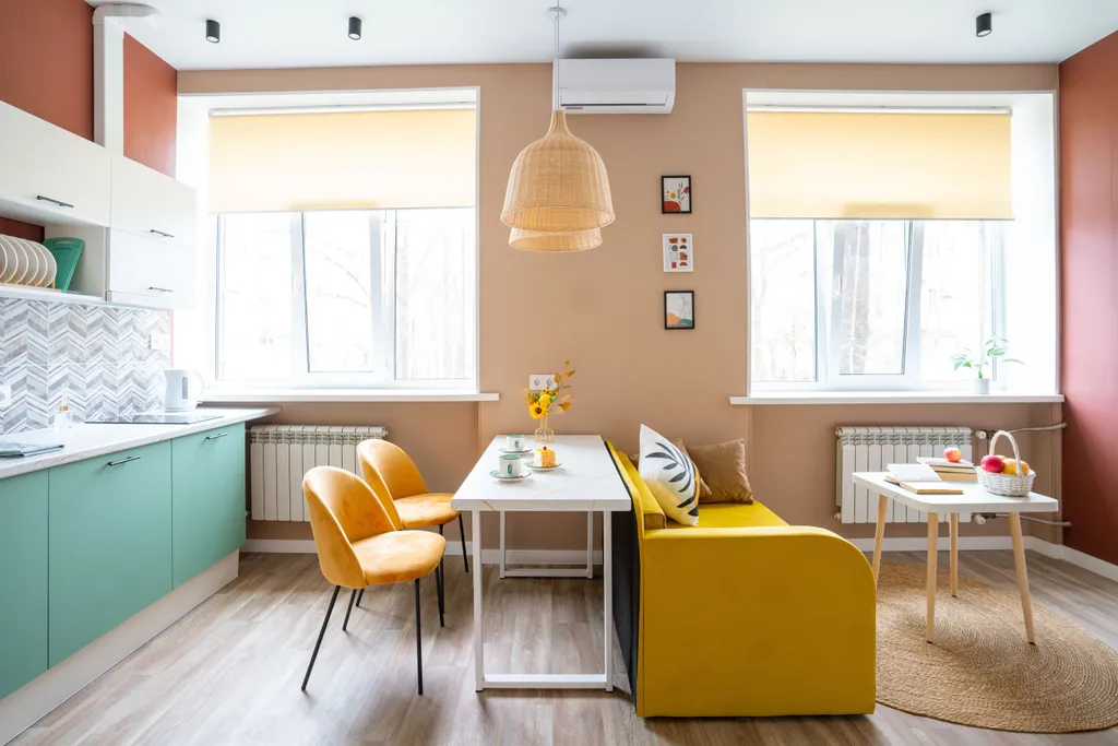 Яркая квартира-студия со свежим ремонтом